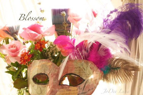 blossom Masquerade Mask Created by JoDee Luna