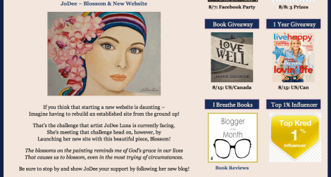 Blossom featured on Create with Joy