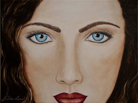 The Seeker, an Acrylic by JoDee Luna