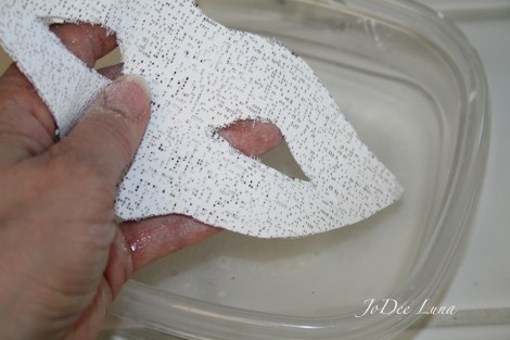 mask plaster cloth soak
