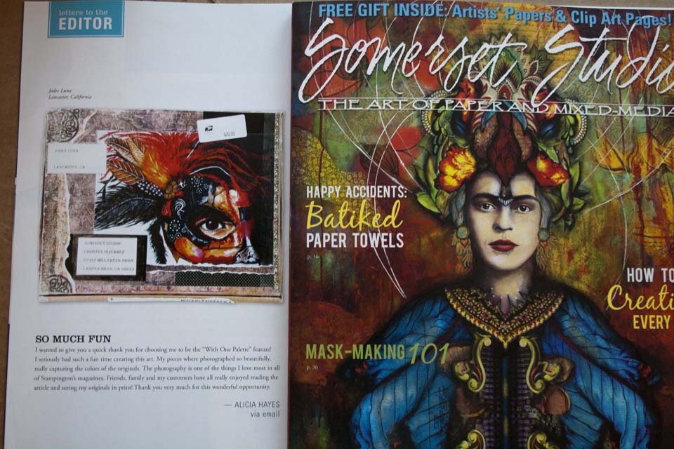 Warrior Princess Painting Featured in Somerset Magazine_960