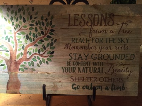 Lessons from a Tree