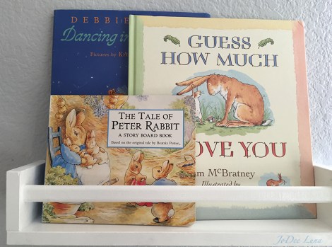 Nursery Books on Shelf